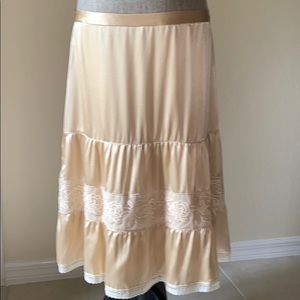 Banana Republic Silk Long Skirt